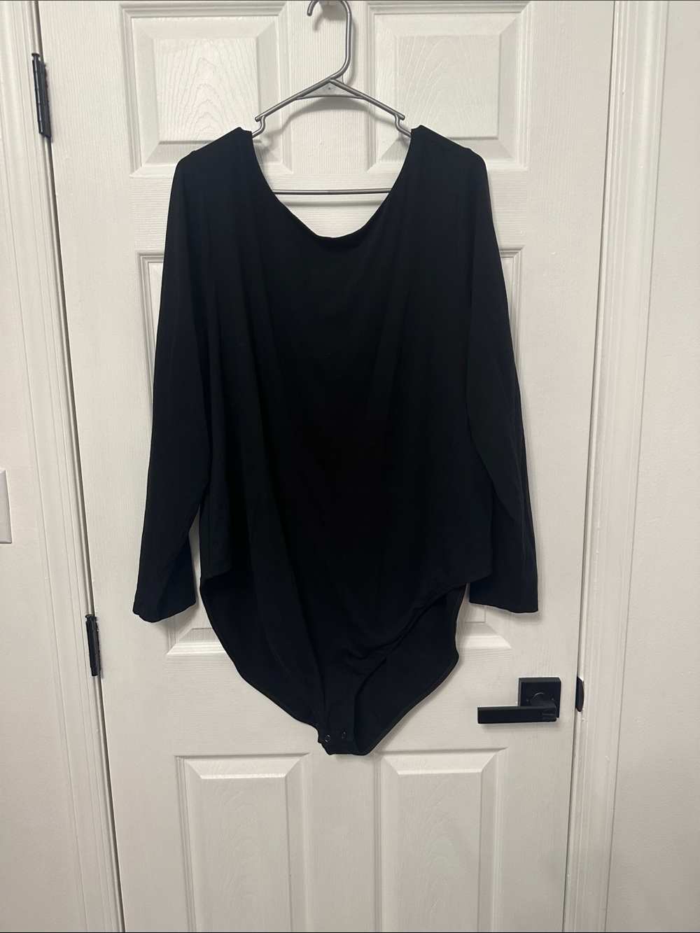Classic Black Long-Sleeve Women's Top Bodysuit worn once